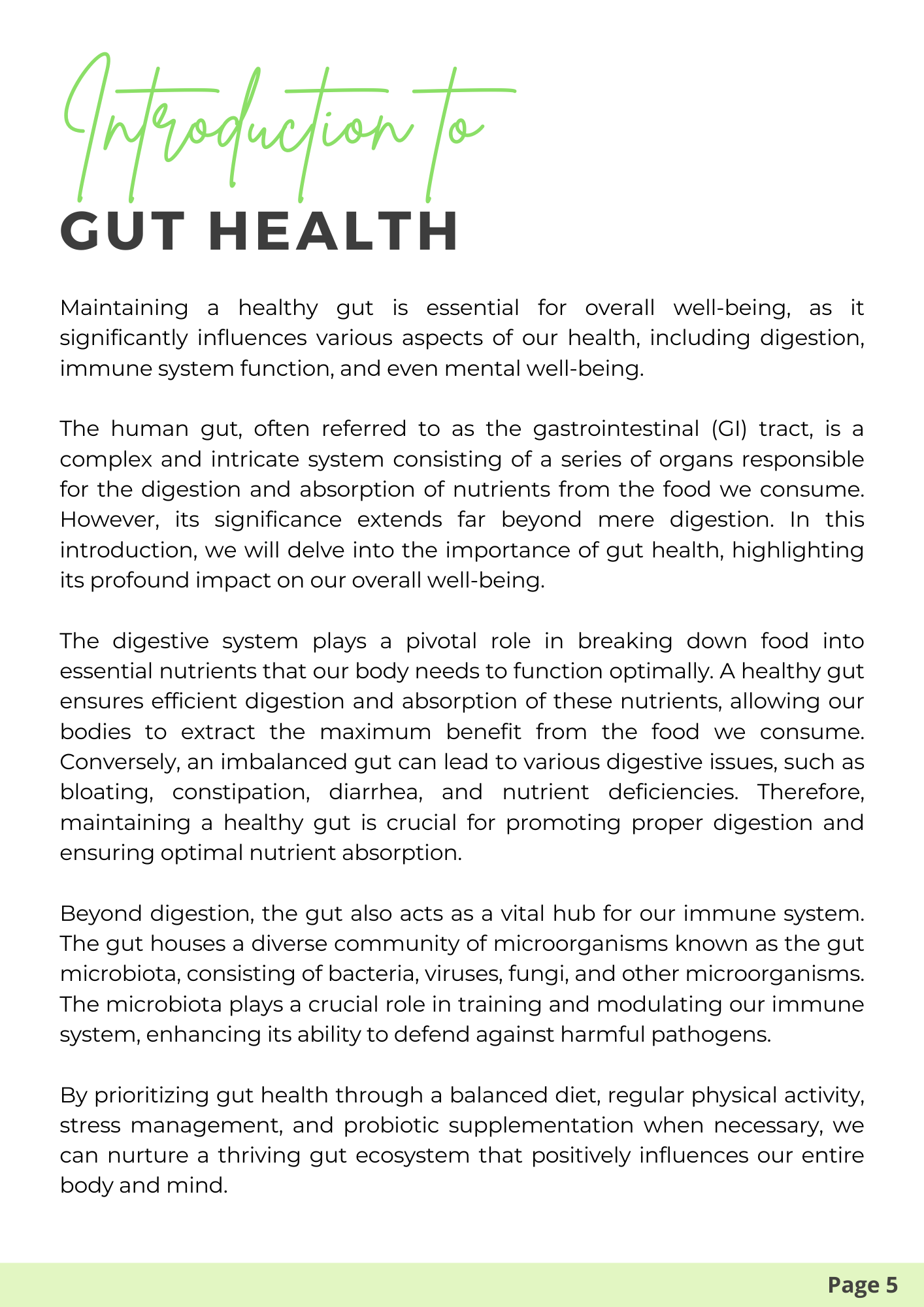 Complete Guide to Gut Health